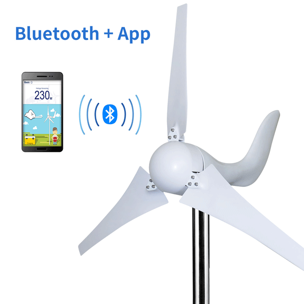 Automaxx Windmill 400W Home & Land Wind Turbine Generator Bundle Set