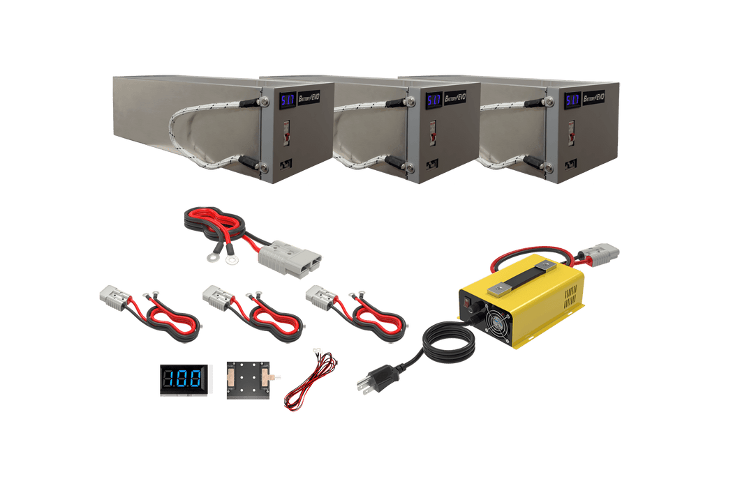 BatteryEVO 48V CHIHUAHUA 3x Battery Kit (120Ah - 6 kWh)