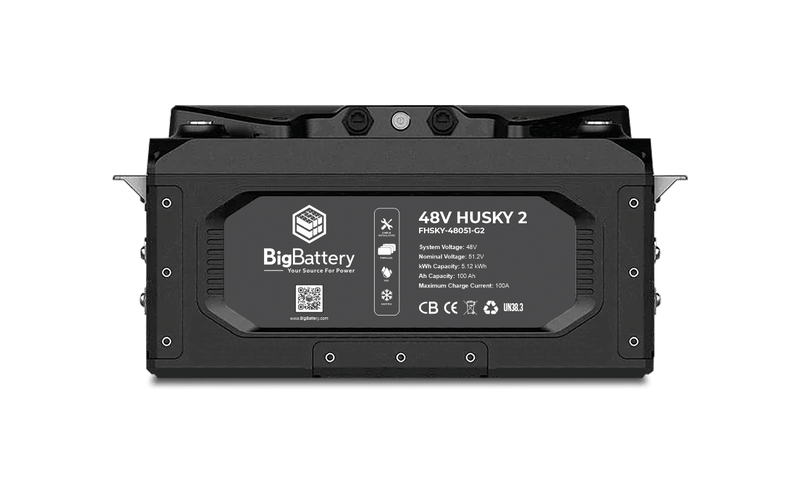 BigBattery 48V HUSKY 2 – LiFePO4 – 100Ah – 5.12kWh