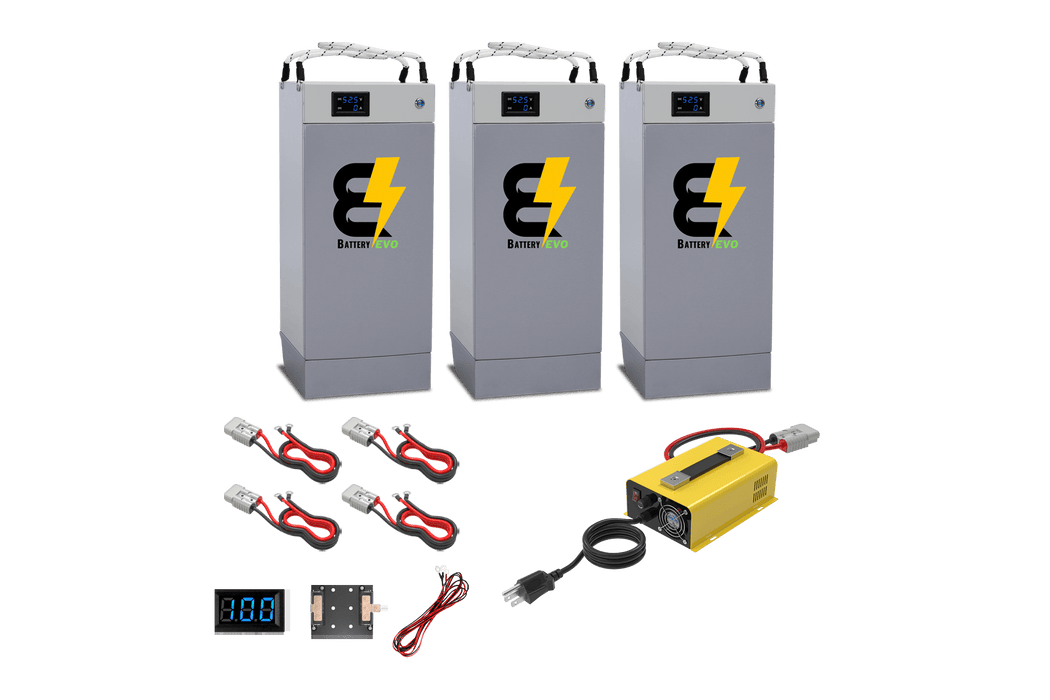 BatteryEVO 48V HUSKY 3x Battery Kit (315Ah - 15.9 kWh)