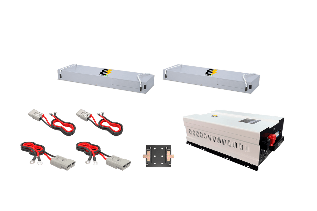 BatteryEVO 48V MUSTANG 2X Inverter Kit (280Ah - 14 kWh | 12kW Inverter)