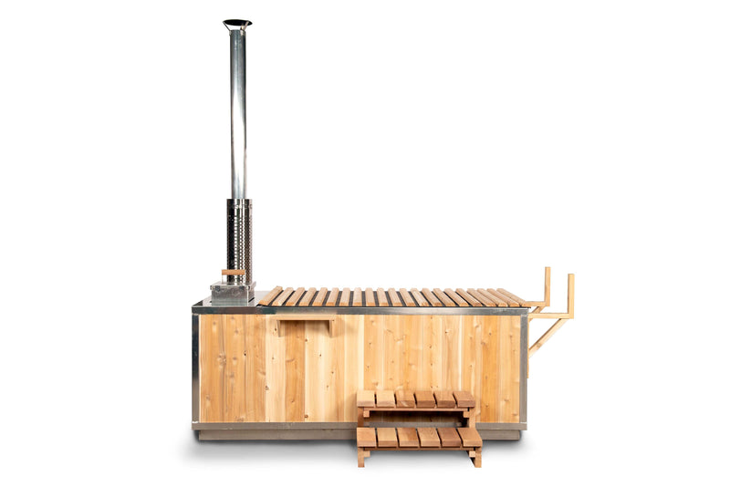 Dundalk Leisurecraft Canadian Timber The Starlight Wood Burning Hot Tub