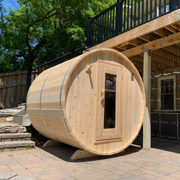 Dundalk Leisurecraft Canadian Timber Harmony Barrel Sauna | 4 Persons