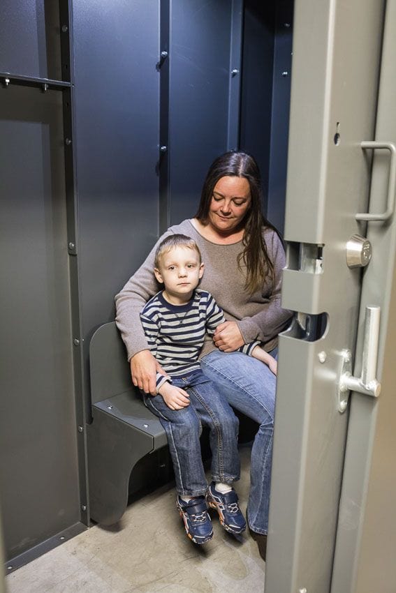 Swisher ESP Safety Shelter Double Panel Bench