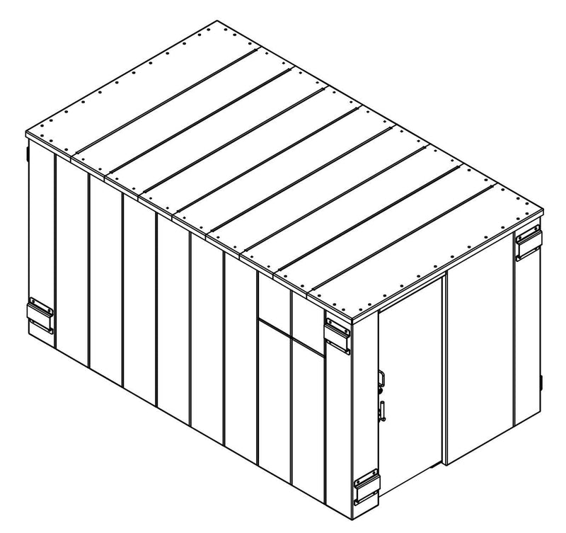 Swisher ESP Safety Shelter- 25 Person Private / 15 Person Business