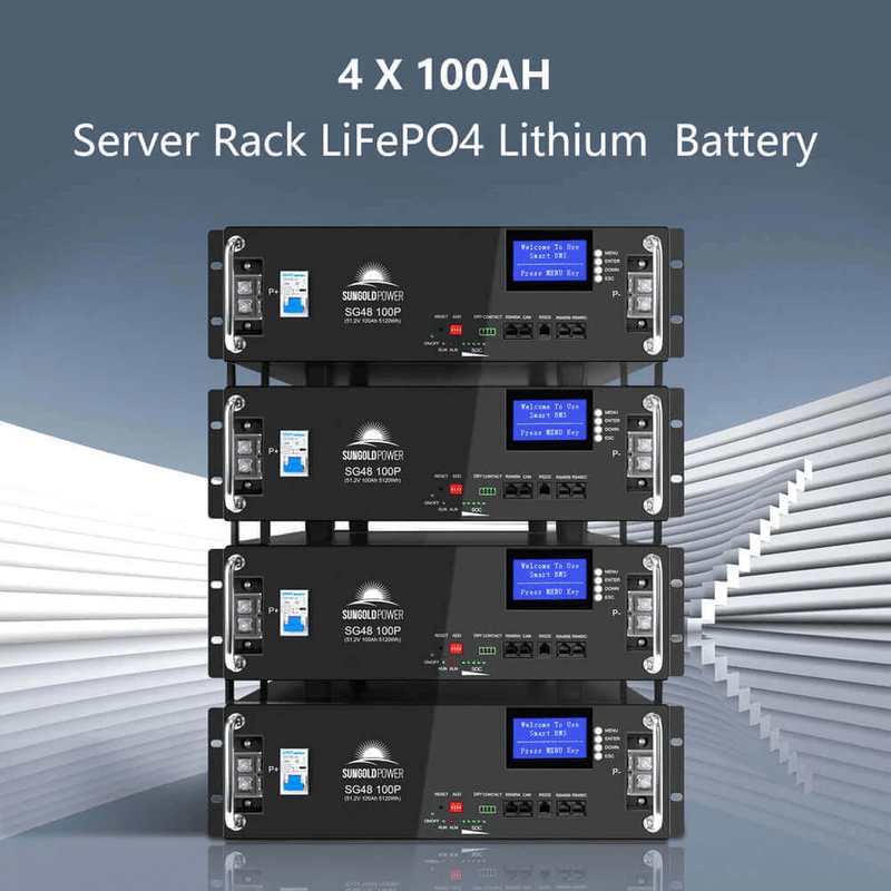 4 x 100Ah Lithium Battery