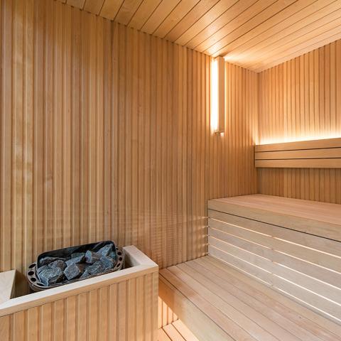 Auroom Libera Glass Indoor Cabin Sauna | 6 Persons