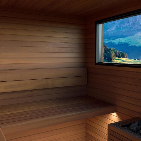 Auroom Garda Outdoor Modular Cabin Sauna, Thermo-Pine | 6 Persons