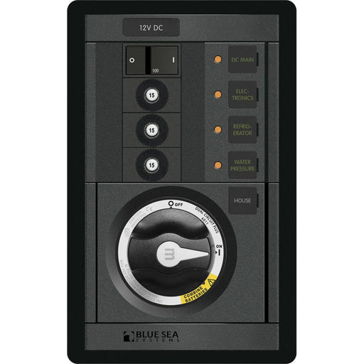 Blue Sea 1408 MSeries Dual Circuit Plus Main  3 Positions CLB Vertical 1408