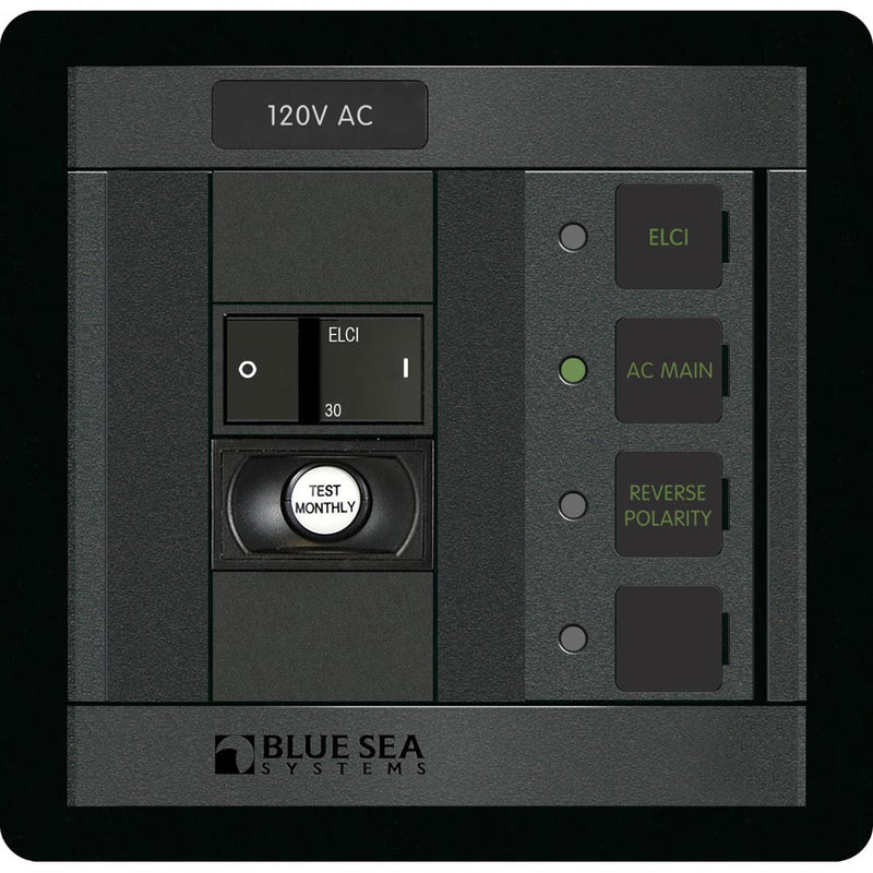 Blue Sea 1502 ELCI Main 30A Double Pole Panel 1502