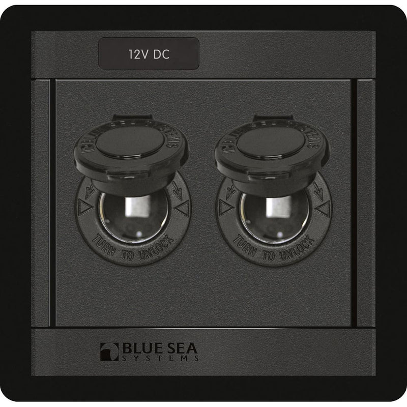Blue Sea 1472 DC 12V Socket Panel 1472