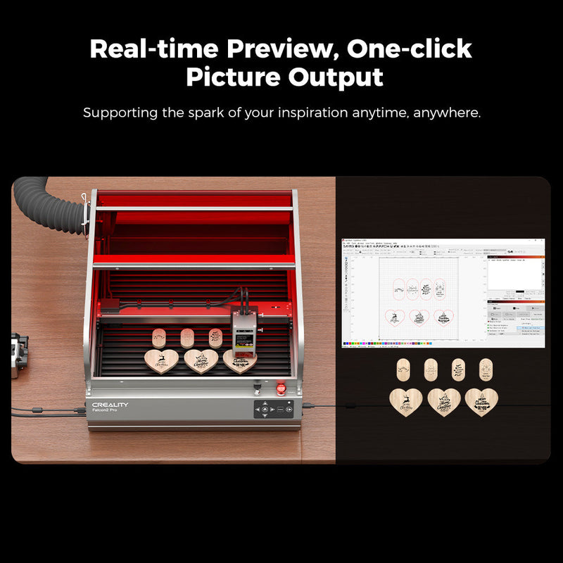 Creality Falcon2 Pro Enclosed Laser Engraver & Cutter