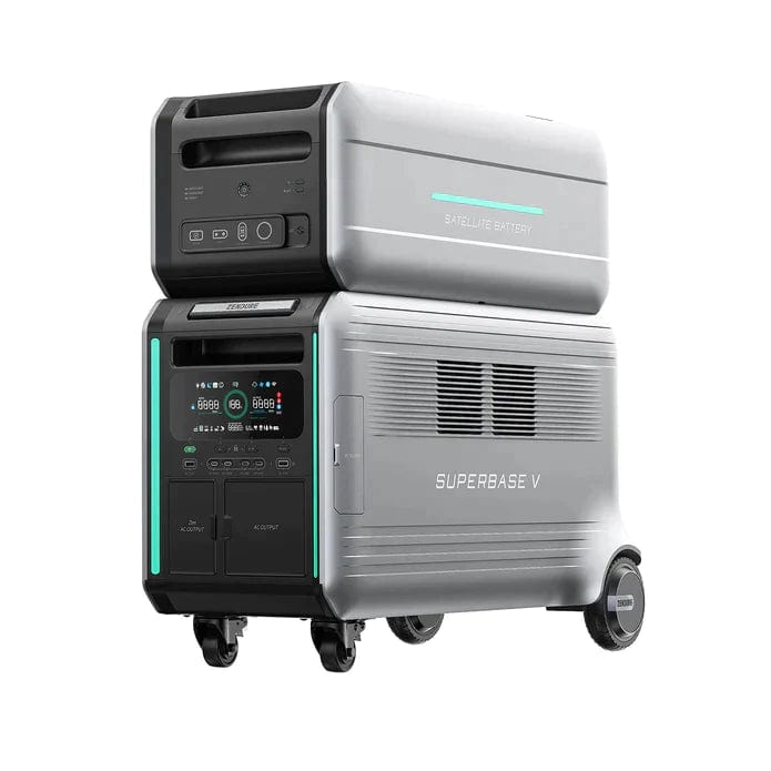 Zendure SuperBase V4600 Solar Generator Kit | 7,600W 120/240V Output | 18.4kWh Battery Capacity + 2680W of Solar PV