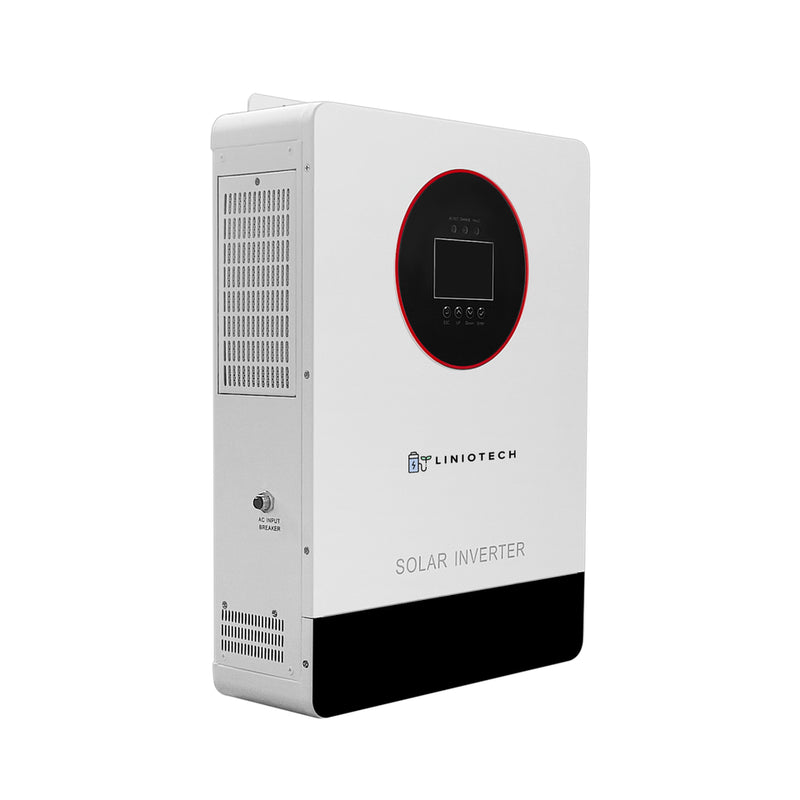 LINIOTECH 6500W Off-Grid Inverter | 9000W PV Input | 6500W Output | 300V VOC Input | 48V 120 Single Phase | All-In-One Solar Inverter