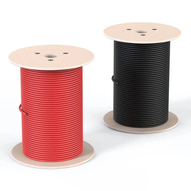 Rich Solar 10 Gauge 600V Solar Panel Extension Cable | 10AWG 600 Volt PV Red and Black Solar Panel Extension Wire
