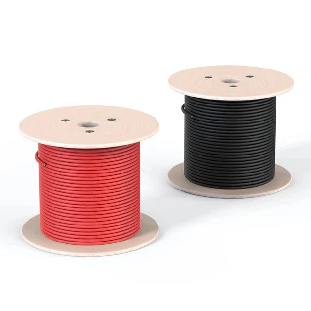 Rich Solar 10 Gauge 600V Solar Panel Extension Cable | 10AWG 600 Volt PV Red and Black Solar Panel Extension Wire
