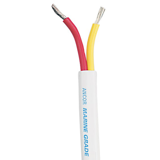 Ancor Safety Duplex Cable  142 AWG  RedYellow  Flat  500 124550