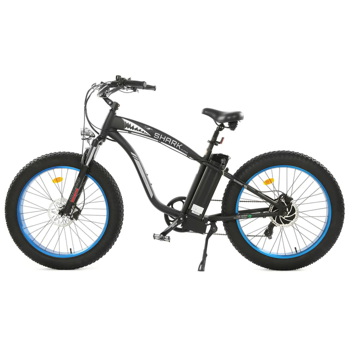 Ecotric Hammer Fat Tire Electric Bike - Blue