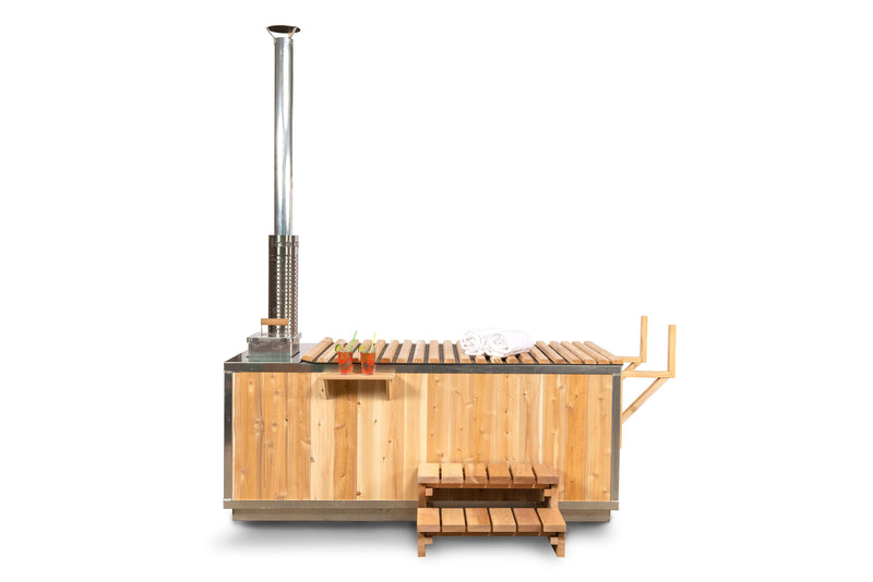 Dundalk Leisurecraft Canadian Timber The Starlight Wood Burning Hot Tub