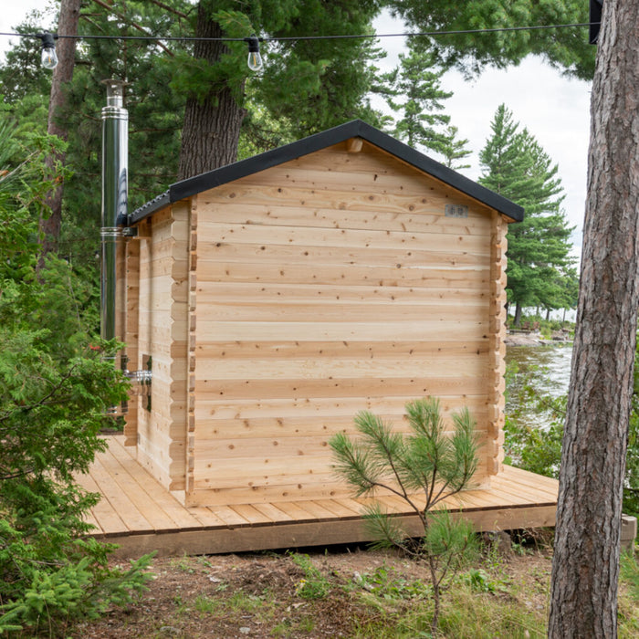 Dundalk Leisurecraft Canadian Timber Georgian Cabin Sauna | 6 Persons