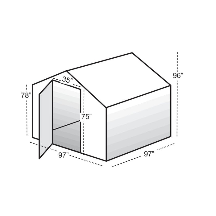 Solexx Garden Master Deluxe Greenhouse