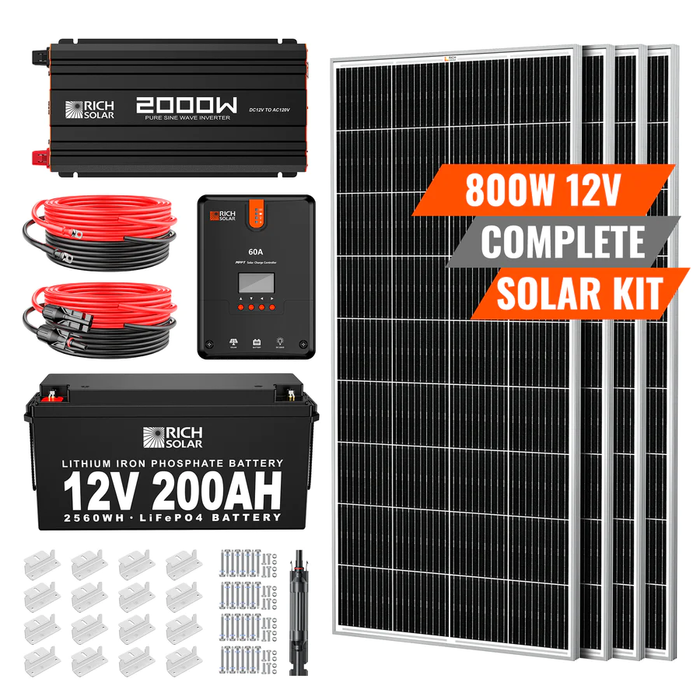 Rich Solar 800 Watt Complete Solar Kit