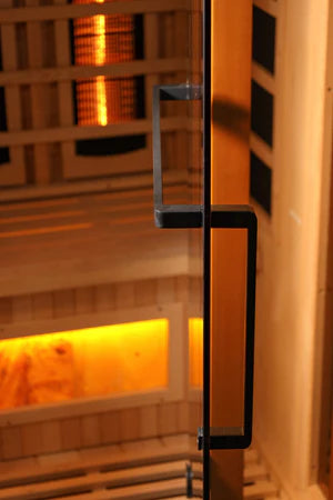 Golden Designs Full Spectrum Infrared Sauna with Himalayan Salt Bar | GDI-8020-03 | 2 Persons