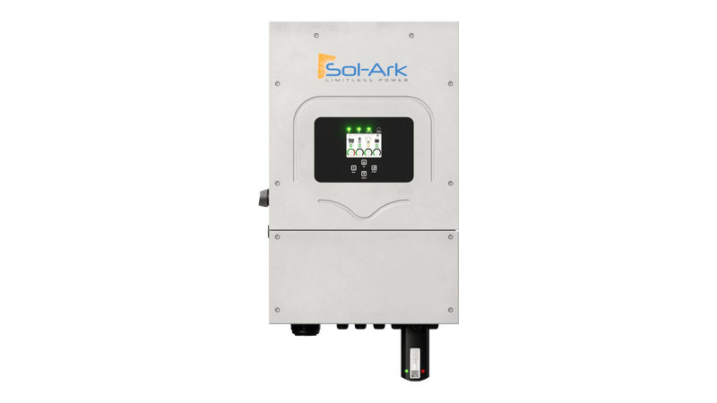 Sol-Ark 8K-2P | 8kW All-in-One Hybrid Inverter | 120/240VAC Split Phase | 48VDC | Indoor/Outdoor | NEMA-3R