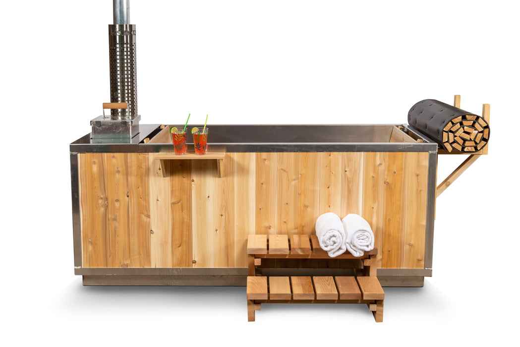 Dundalk Leisurecraft Canadian Timber The Starlight Wood Burning Hot Tub