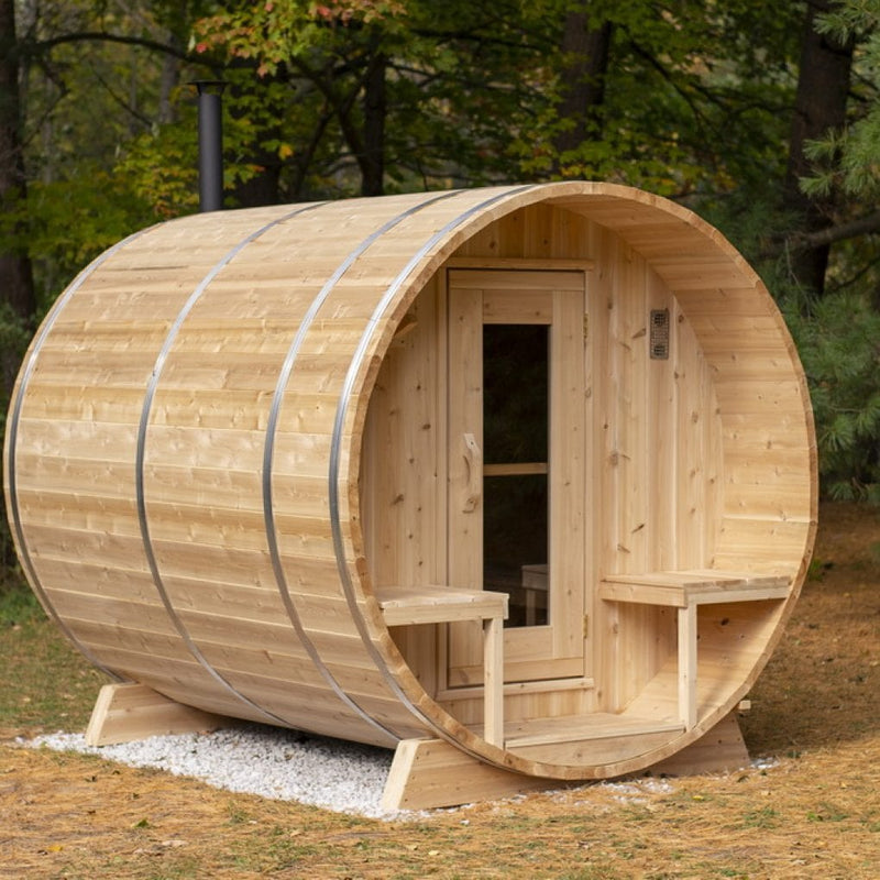 Dundalk Leisurecraft Canadian Timber Serenity Barrel Sauna | 4 Persons