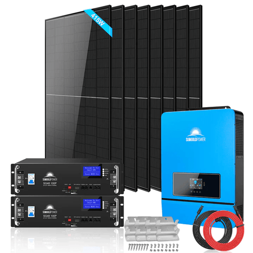 8kw solar kit setup