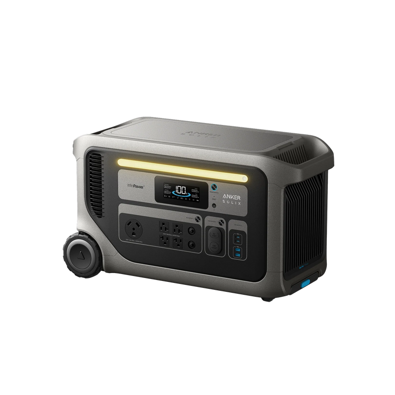 Anker SOLIX F3000 Portable Power Station Solar Generator (3600W | 3072Wh) + 3 Expansion Battery