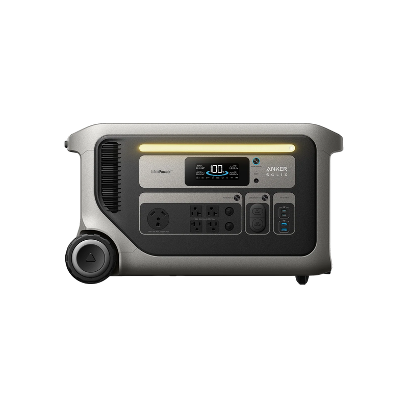 Anker SOLIX F3000 Portable Power Station Solar Generator (3600W | 3072Wh) + 3 Expansion Battery