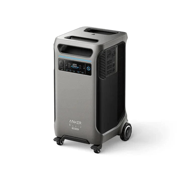 Anker SOLIX F3800 Plus Portable Power Station Solar Generator (3840Wh | 6000W) + Expansion Battery (3,840Wh) + 400W Anker Solar Panel