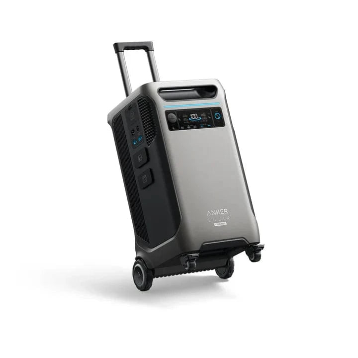 Anker SOLIX F3800 Plus Portable Power Station Solar Generator (3840Wh | 6000W) + Expansion Battery (3,840Wh) + 400W Anker Solar Panel