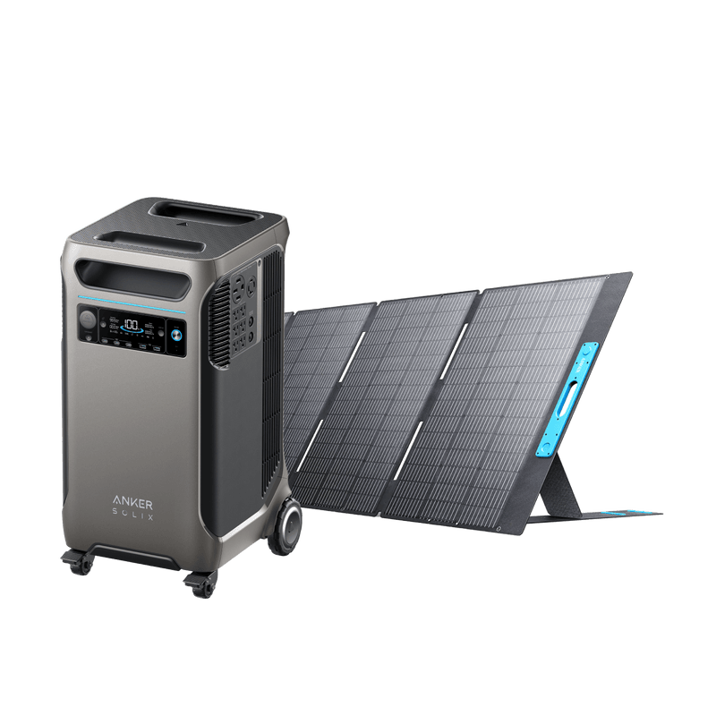 Anker SOLIX F3800 Portable Power Station Solar Generator (3840Wh | 6000W) + 400W Solar Panel