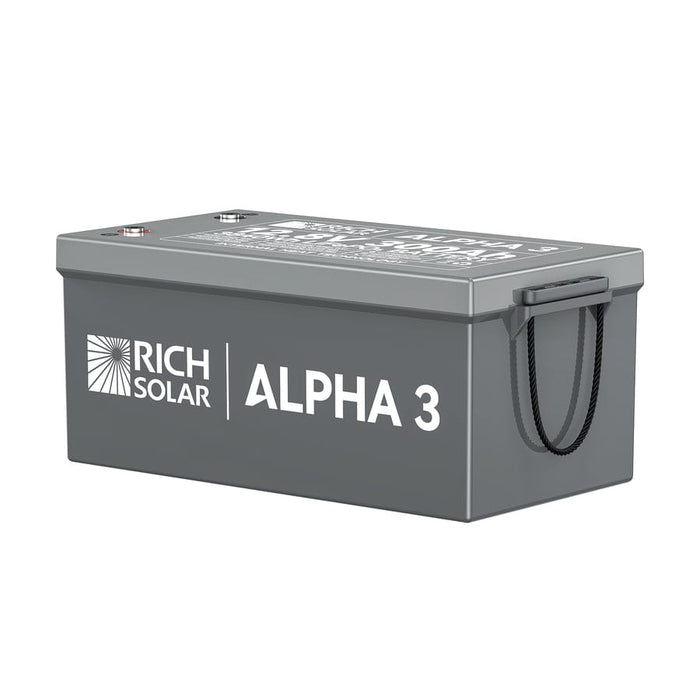 Rich Solar Alpha 3 | 12V 300Ah LiFePO4 Battery | 12V Lithium Battery
