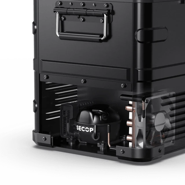 ICECO APL35 Dual Zone Aluminum Black Fridge | 35 LT | 37QT