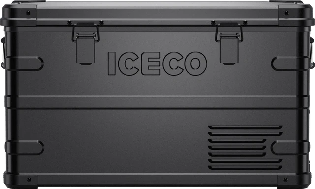 ICECO APL35 Dual Zone Aluminum Black Fridge | 35 LT | 37QT