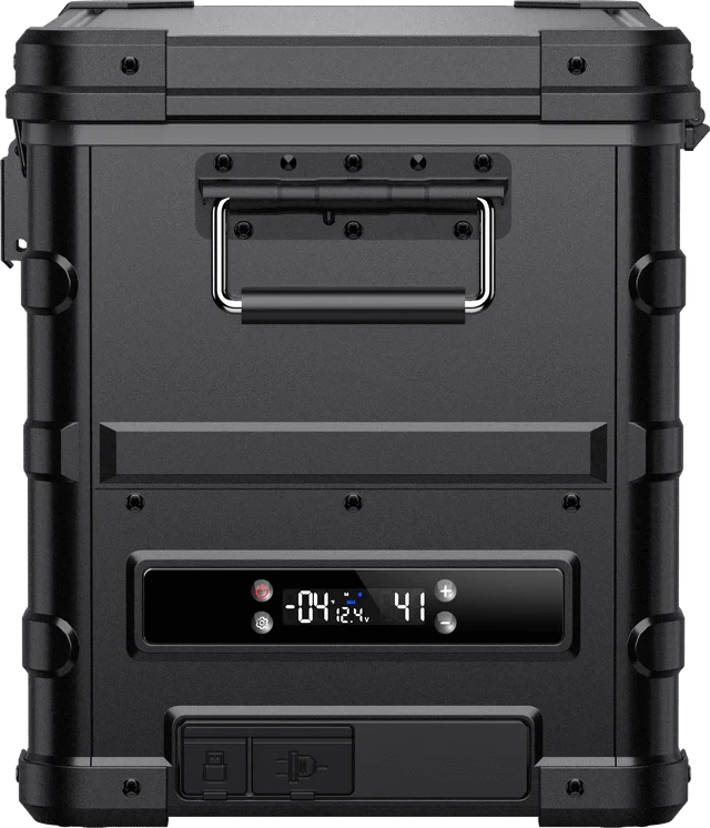 ICECO APL35 Dual Zone Aluminum Black Fridge | 35 LT | 37QT