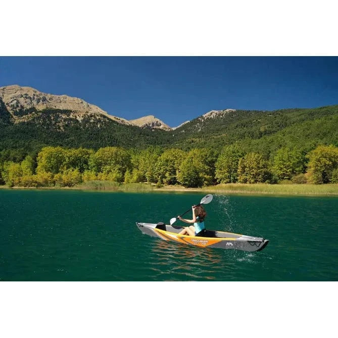 Aqua Marina TOMAHAWK AIR-K 12'4" Inflatable High Pressure Speed Kayak / Canoe