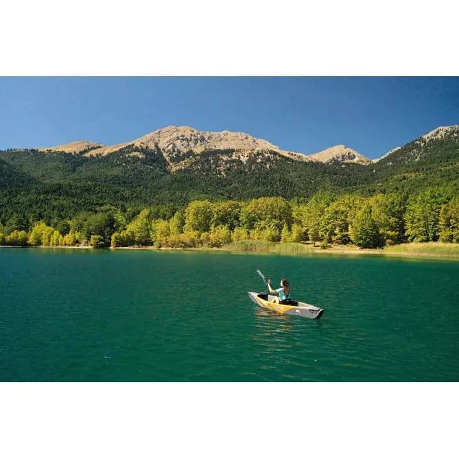 Aqua Marina TOMAHAWK AIR-K 12'4" Inflatable High Pressure Speed Kayak / Canoe