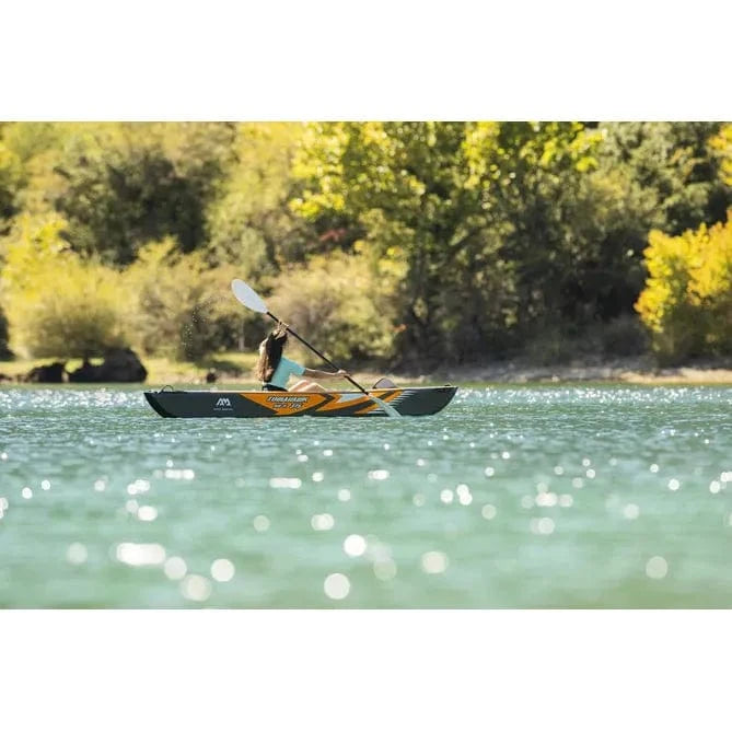 Aqua Marina TOMAHAWK AIR-K 12'4" Inflatable High Pressure Speed Kayak / Canoe
