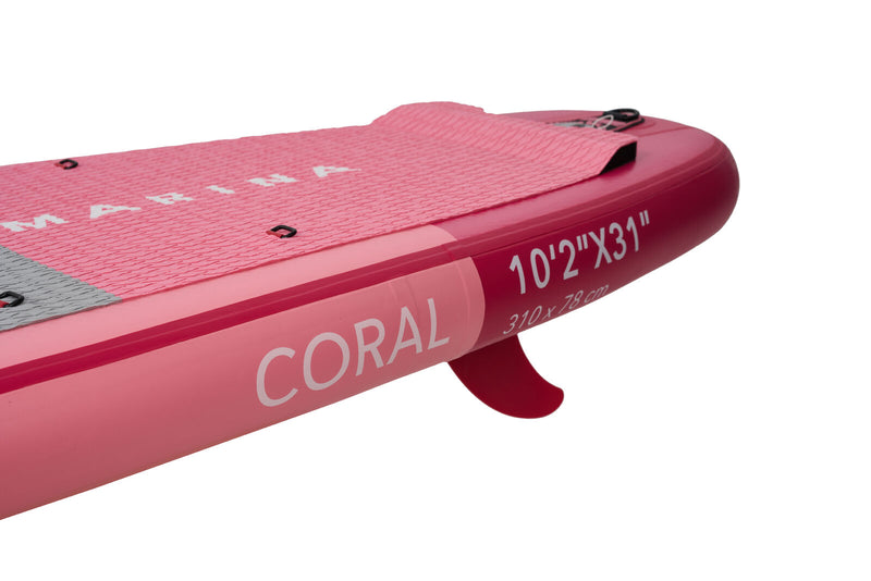 Aqua Marina CORAL RASPBERRY ADVANCE ALL-AROUND SERIES Size: 9'10" Inflatable Paddle Board