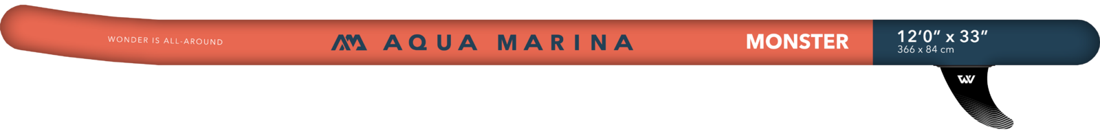 Aqua Marina MONSTER ALL-AROUND SERIES Size 12'0" Inflatable Paddle Board