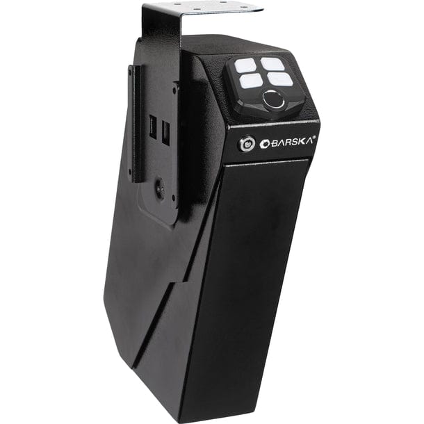 Barska Quick Access Biometric Keypad Handgun Desk Safe