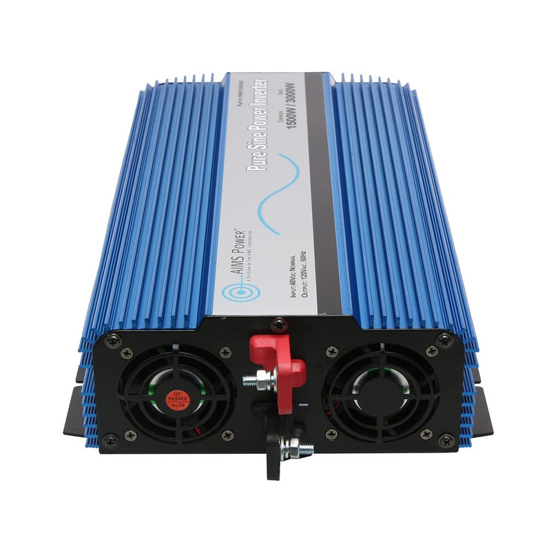 Aims Power 1500 Watt 48 Volt Pure Sine Inverter Right Side View