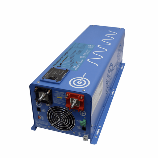 Aims Power 6000 Watt 48V Pure Sine Inverter Charger Front Panel View