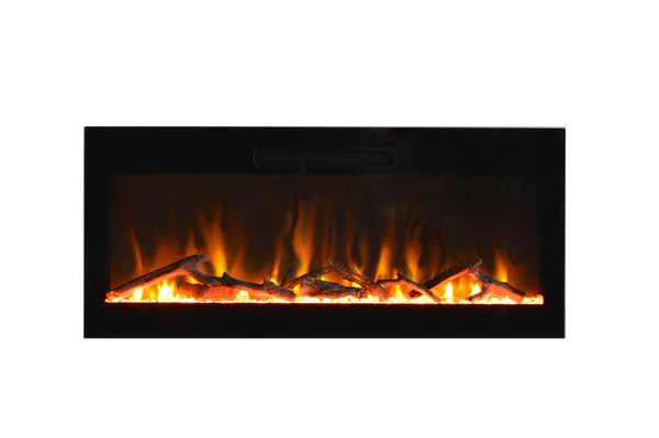 Amantii Fire & Ice Evolution Linear 36" WiFi Enabled Wall-Mounted Electric Fireplace