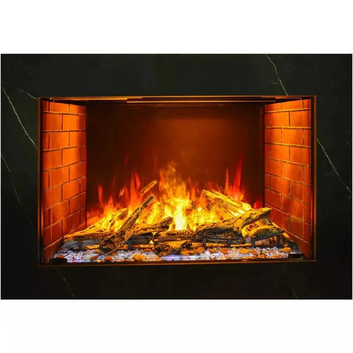 Amantii Signature Series Traditional 38" Built-in Electric Fireplace Featuring Optimyst Technology Patented by Dimplex